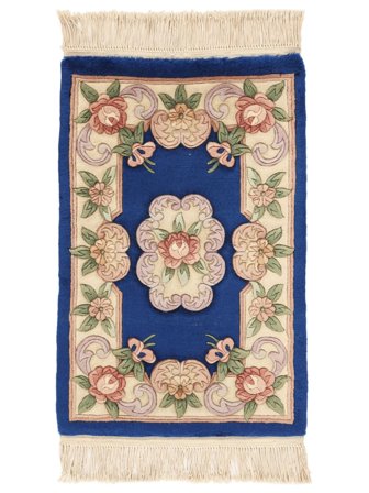 Kina 90 Line Matta Handknuten 60X90 Brun/Beige Kina