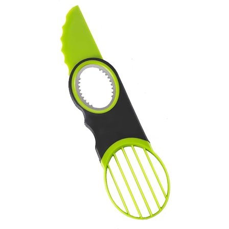 Køkkenredskaber - Skærer - 3-i-1 Avocadoskærer - Tåler opvaskemaskine - Velegnet til avocadoer, kiwier og mange andre frugter