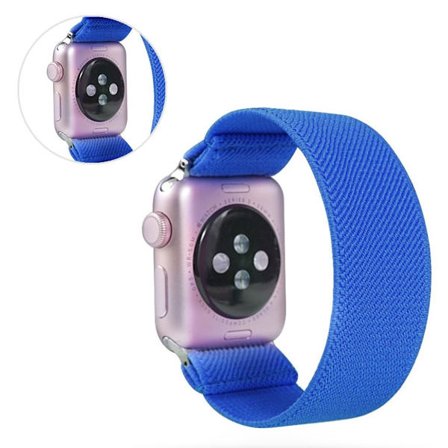 Apple Watch Series 5 40mm solid color nylon watch band - Dark Blue