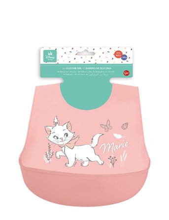 Euromic | Disney Klassiker, Småbørn 100% Silikone Hagesmæk | ONE SIZE