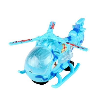 1 stk. Pædagogisk DIY Helikopter Puslespil til Tidlig Læring og Familiesamvær – Selvmonterende Batteridrevet Legetøj til Kreativ Leg [HK]