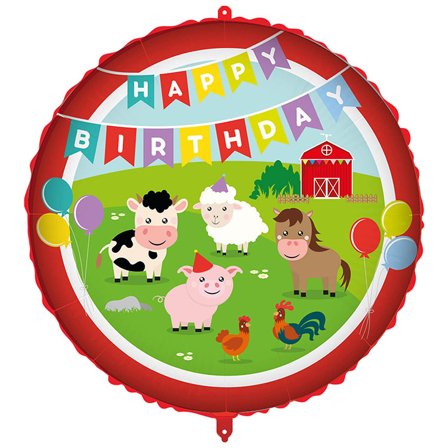 Bondegård Folieballong 46 cm