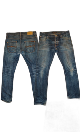 Blå jeans från Nudie Jeans