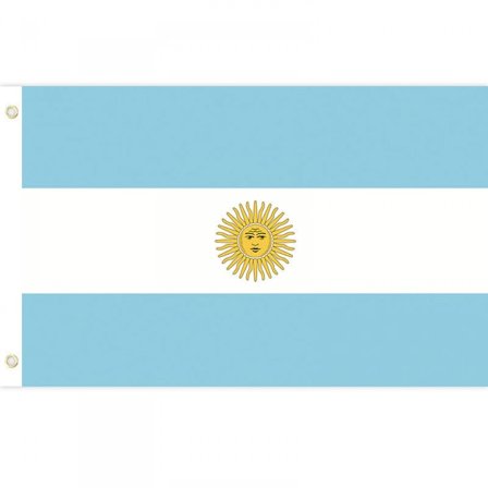 3x5 ft Argentina flagg for utendørs, tosidig argentinsk nasjonalflagg lengst holdbar, sydde striper, messingmaljer !