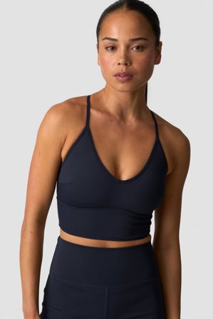 Nimble Adjustable Strappy Sports Bra Navy