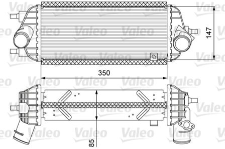 Intercooler VALEO 818626