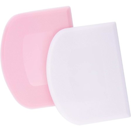 2 kappaletta 12x9,5 cm:n leivontasarvea - Taikinaleikkuri Muovinen taikinakaavin keittiöön, leivonnaisiin, pannukakkuihin