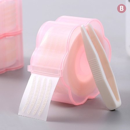 360 kpl Näkymätön kaksinkertainen silmäluomen teippi itsekiinnittyvä läpinäkyvä