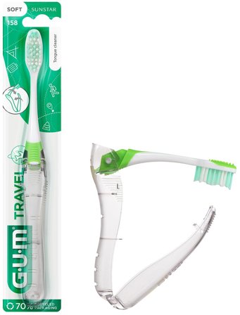 GUM Rejsetandbørste 1 stk, Tøj & Bolig, Tandbørster, Rejsetandbørster