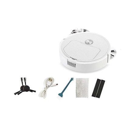 Smart Soprobot Hem Mini Dammsugare Sopning och Dammsugning Trådlös Dammsugare Sopande Robo