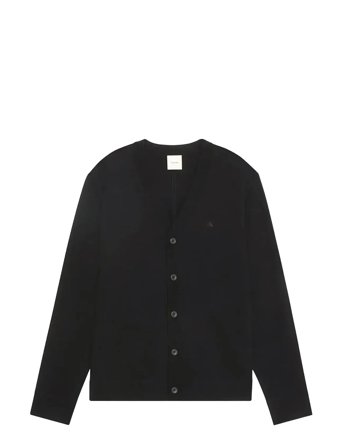 Ls 100% Merino Cardigan 14Gg Black Calvin Klein