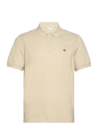 Reg Shield Ss Pique Polo Beige GANT