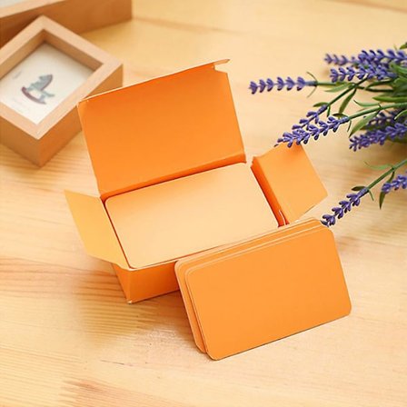 100 stk Spillekort Blanke Hardpappkort Papir DIY Brettspill Postkort Håndlaget [DmS]