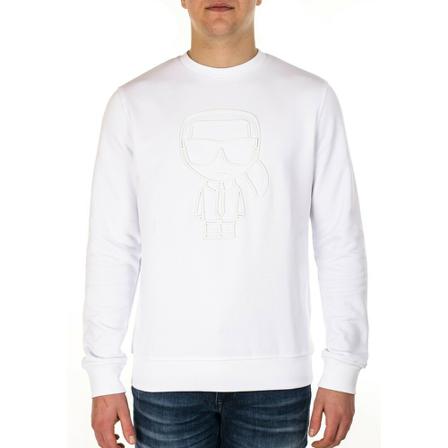Karl Lagerfeld Sweat Crewneck sweatshirt Hvid, Herre Sweatshirts