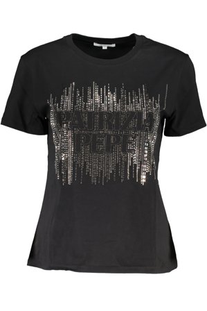 Patrizia Pepe T-shirt Maniche Corte Donna Nero