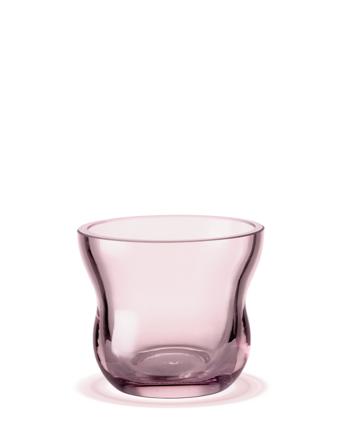 Calabas Telyslykt Ø8.5 Cm Burgundy Home Decoration Candlesticks & Tealight Holders Tealight Holders Rød Holmegaard
