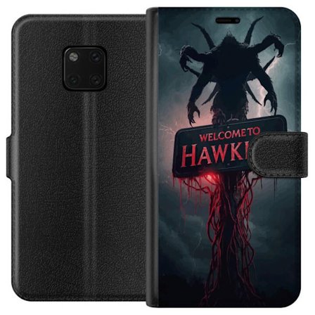 Kompatibelt Plånboksfodral till Huawei Mate 20 Pro Mörk skräckscen