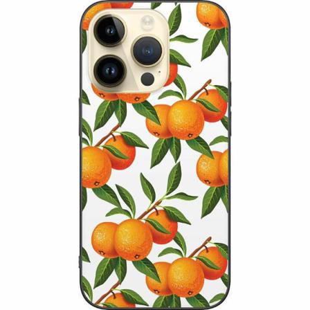 Apple Iphone 14 Pro Svart Skal Apelsin