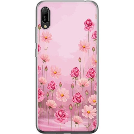 Kompatibel Mobilcover til Huawei Y6 Pro (2019) Petal Reverie Soft Blush
