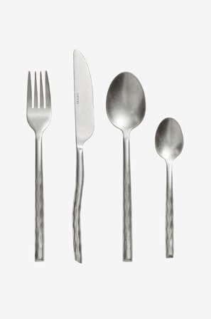 Muubs - Bestikk Uta - Stonepolish 16 stk - Sølv - Bestikk - Fra Homeroom