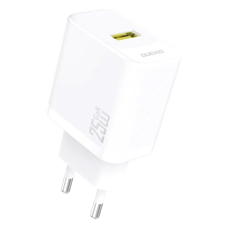 USB-A pikalaturi 25W – GaN, Quick Charge 3.0, EU-seinälaturi (D