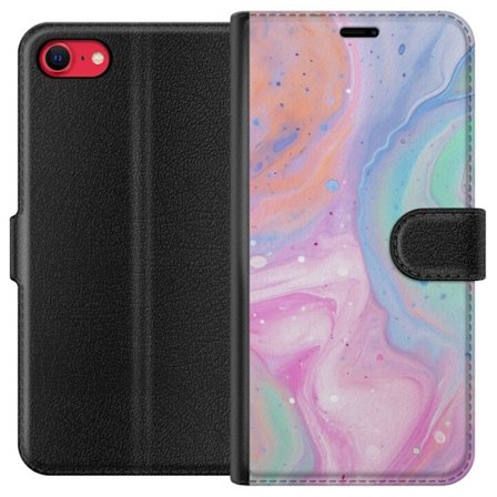 Kompatibelt Plånboksfodral till Apple Apple iPhone SE (2022) Pastellmarmor