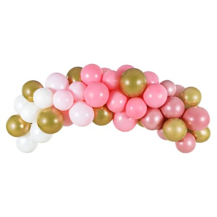 Ballonguirlande Pink