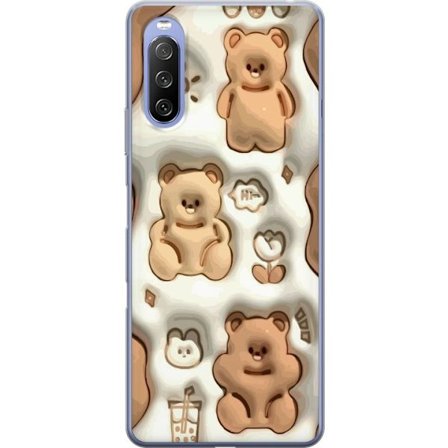Kompatibelt Mobildeksel til Sony Sony Xperia 10 III Boblende Bjørner