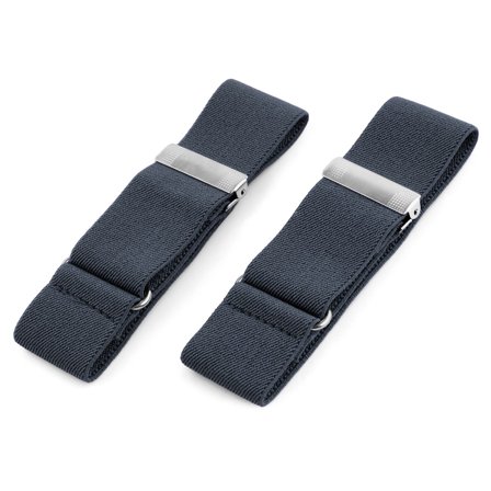 Reggimaniche larghi color antracite per uomini - Reggimaniche per camicie