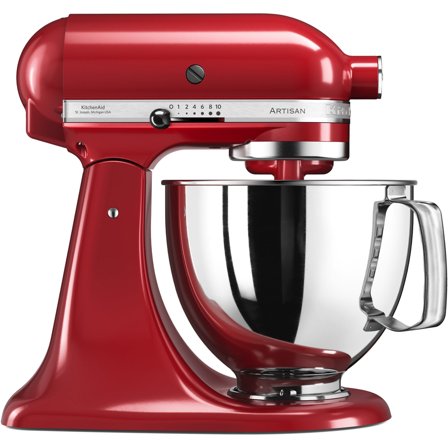 Kitchenaid Artisan KSM125PSEER Rød - Kjøp kjøkkenmaskin hos Bakeren og Kokken