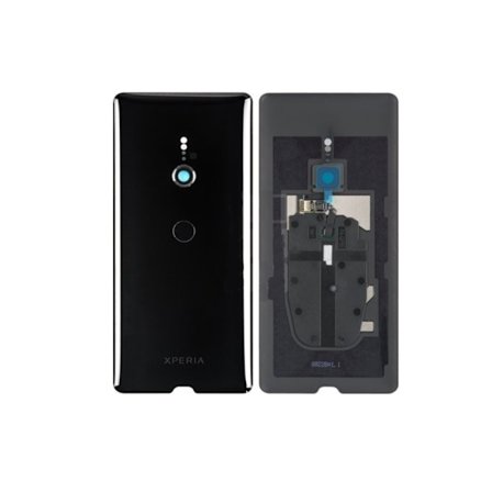 Sony Xperia XZ3 Baksida med tejp - Svart - Original