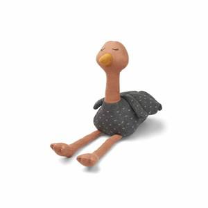 Liewood Charlotte ostrich Dark grey melange One Size - Soft toys - One size - Grey - Soft animals