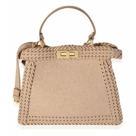 Fendi Vintage, Shoulder Bags Beige, Dames, Maat:ONE Size