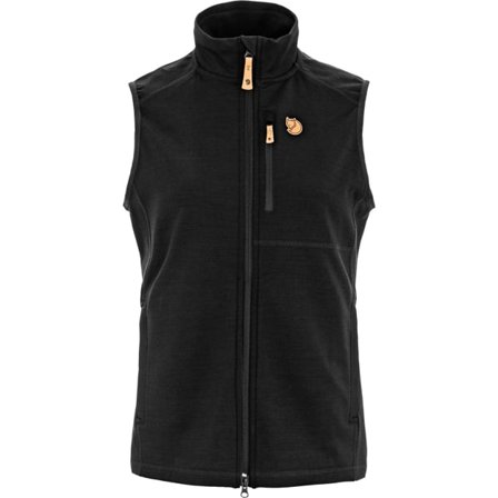 Fjällräven Women's Keb Fleece Vest in Black/Schwarz, G-1000 /Wolle | Size: XS