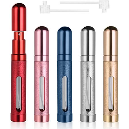 5 Pieces 12ml Perfume Spray Bottle Empty Mini Spray Bottle, Perfume Container,