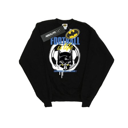 DC Comics Girls Batman Football is Life Sweatshirt 12-13 år