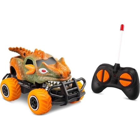 RC-lelut 4–5-vuotiaille pojille, dinosaurus-kauko-ohjattavat autot, mini dino -autot 3–6-vuotiaille lapsille, RC-kilpa-autot, 2021 monsteriauto 