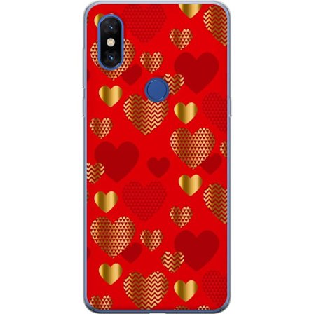 Kompatibelt Mobilskal till Xiaomi Xiaomi Mi Mix 3 GoldenHearts
