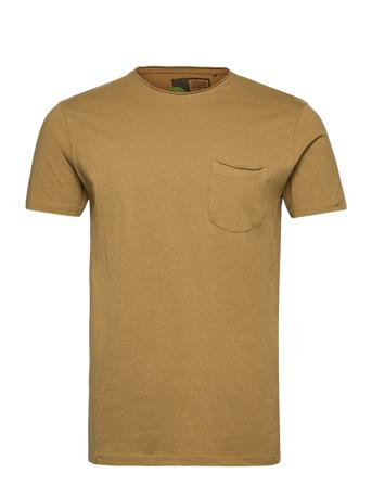 6194762, Tee - Gaylin Ss T-shirt Guld Solid