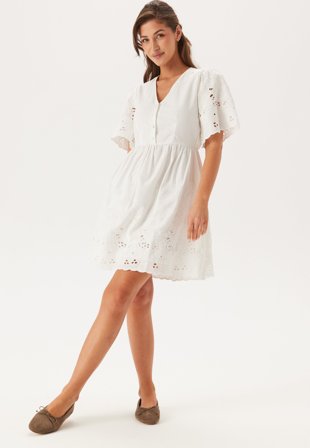 SELECTED-Slfdahlia Ss Short Broderi Dre-44