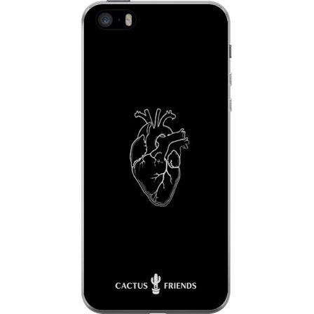Yhteensopiva Puhelinkuori Apple Apple iPhone SE (2016) Kaktus ja Ystävät - Keskiaikaan Anatomia Sydän