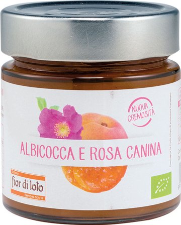Fior di Loto Composta Albicocca E Rosa Canina 250g