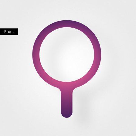 Grape MagSafe Ring – Bold Color, Easy to Swap, Standard