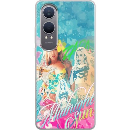 Kompatibel Mobilcover til OnePlus Nord CE4 Lite Eventyrverden med Steve, Creeper og dyr i farverig blokgrafik