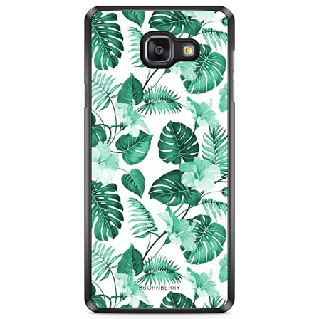 Bjornberry Skal Samsung Galaxy A5 6 (2016)- Blommor Turkos