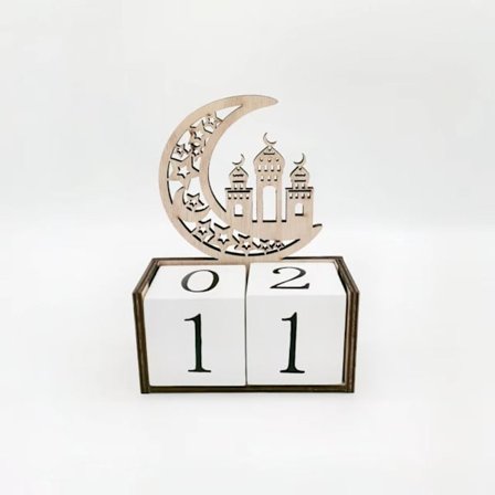 DIY Ramadan Nedtellingskalender 2023 Eid Mubarak Trepynt