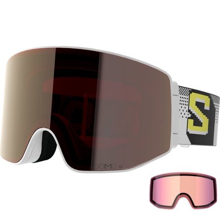 Salomon - Masque unisexe Sentry Prime Sigma (and Extra Lens) - White