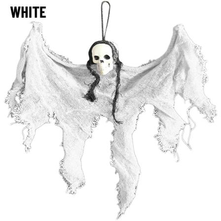 Halloween Decoration Sideharso Skull Ghost Valkoinen 2 Kpl 2 Kpl
