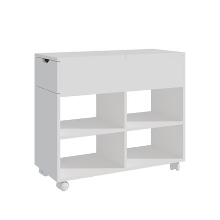 Mobilt arkivskåp med hjul, kompakt kontorsförvaring