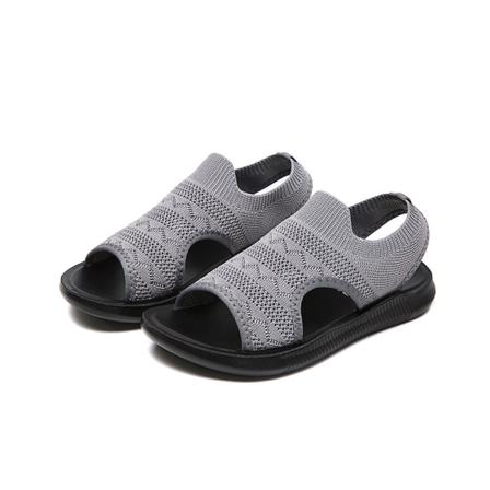 Kvinnor Sommar Enfärgade Flats Sandaler Plattformar Strandskor